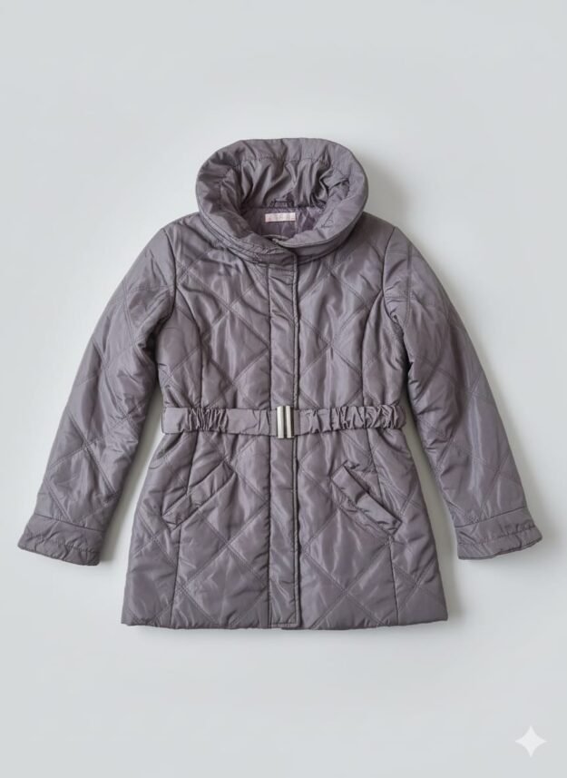 Winter Luxe Quilted Belted Coat