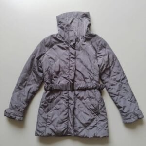 : Arctic Grace Quilted Puffer Belted Coat