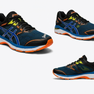 ASICS Gel-Cumulus Running Shoes (Black/Blue/Orange)