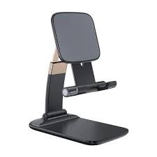 Desk Mobile Phone Holder Stand Adjustable Metal Desktop Tablet Stand Universal Table Phone Holder for iPhone Samsung iPad Xiaomi Huawei