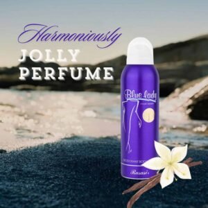 Blue Lady Body Spray by Rasasi 200ml – Long Lasting Women Deodorant Perfume Spray, Fresh Floral Fragrance, Premium Ladies Body Spray