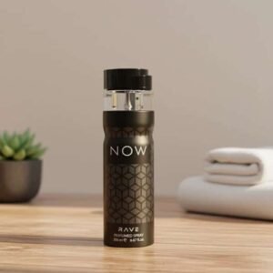 Now Body Spray for Men 200ml – Rave Now Perfumed Spray Long Lasting Fresh Fragrance Deodorant for Daily Use & All Day Confidence